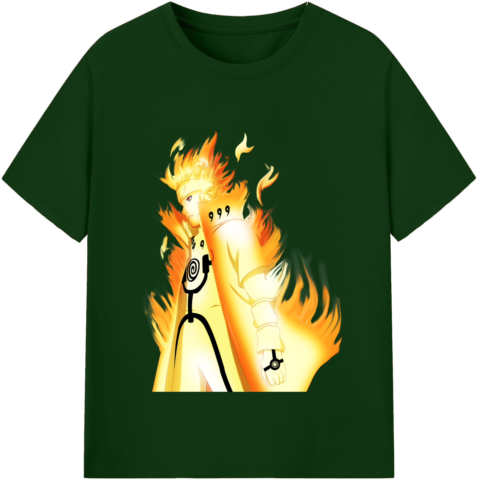 （画像用） NARUTO -ナルト- うずまき ナルト Uzumaki Naruto 綿100％半袖Tシャツ（フロントプリント）